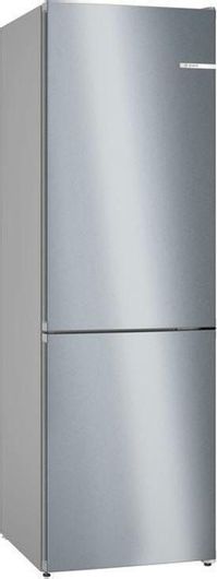 Bosch Ψυγειοκαταψύκτης 321lt Total NoFrost Υ186xΠ60xΒ66.5εκ. Inox KGN362IDF
