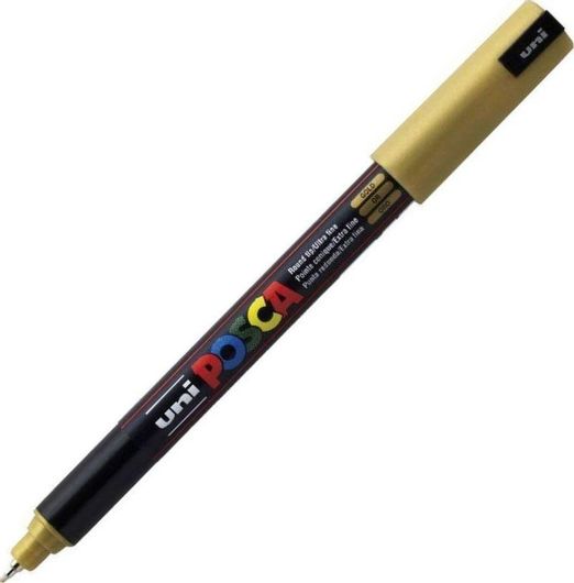 Posca PC-1MR Μαρκαδόρος Σχεδίου 0.7mm Χρυσός