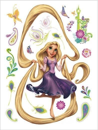 Παιδικό Αυτοκόλλητο Τοίχου Art & Gift Rapunzel DK 863 65x85cm
