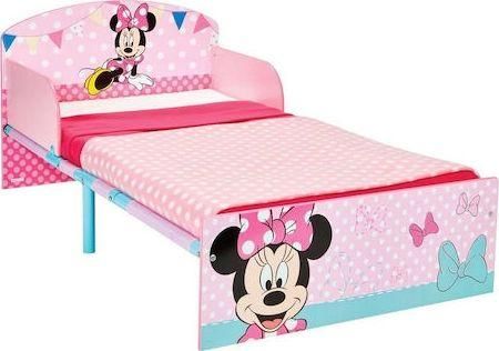 Παιδικό Κρεββάτι Disney Minnie Mouse για Μονό Στρώμα 505MIS01NE Πολύχρωμο
