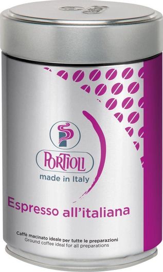 Καφές Portioli Espresso 70% Arabica 30% Robusta Αλεσμένος 250gr