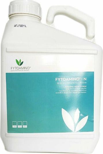 Υγρό Λίπασμα Αζώτου & Αμινοξέων Fytoamino N 25-0-0+7 L-Betaine+3 L Proline 5L