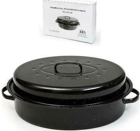 Γάστρα Homestyle 667001 Οβάλ Εμαγιέ από Αλουμίνιο 33x22cm