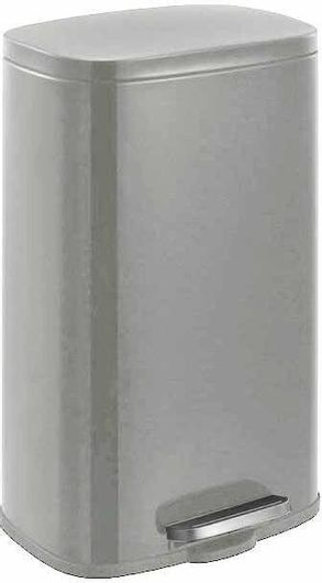 Κάδος Απορριμμάτων Homestyle 61621502 Μεταλλικός με Πεντάλ 50lt Inox