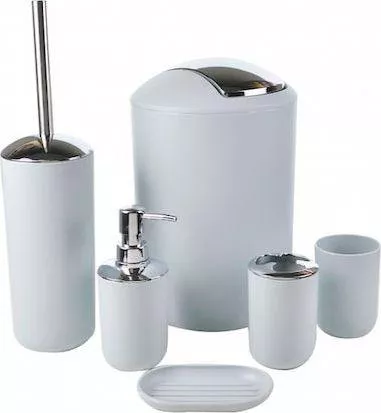 Lalos 2081 Σετ ΜπάνιουLalos 2081 Πλαστικό Σετ 6τμχ Γκρι