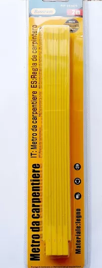 ΜΕΤΡΟ ΠΤΥΣΣΟΜΕΝΟ ΠΛΑΣΤΙΚΟ 2m Bossram 683475 - 683475