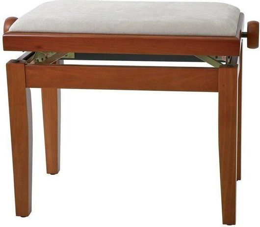 Σκαμπό Gewa Piano Bench Deluxe Πιάνου Ρυθμιζόμενο Satin Cherry Μ52xΠ30xΥ45-58cm