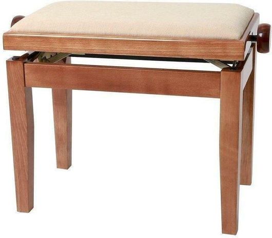 Σκαμπό Gewa Piano Bench Deluxe Πιάνου Ρυθμιζόμενο High Gloss Cherry Μ52xΠ30xΥ45-57cm