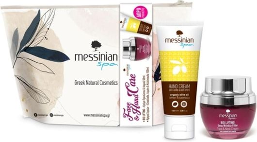 Σετ Περιποίησης Messinian Spa Promo Bio Lifting Face Cream 50ml & Hand Cream Lemon Calendula 300ml