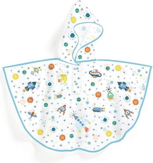 Αδιάβροχο Καροτσιού Djeco Διάστημα Πολύχρωμο