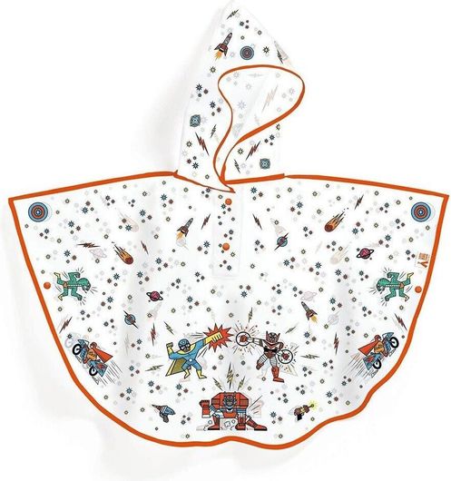 Αδιάβροχο Καροτσιού Djeco Σούπερ Ήρωες Πολύχρωμο