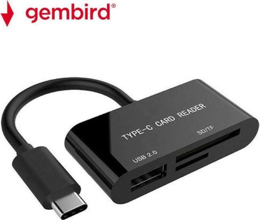Card Reader Gembird USB 3.1 Type-C για SD