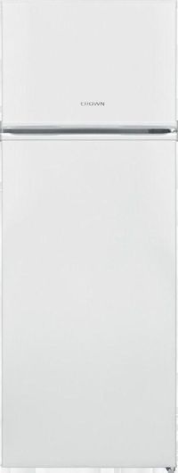 Crown Ψυγείο Δίπορτο 213lt Υ144xΠ54xΒ57εκ. Λευκό GN 263