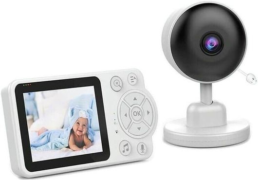 MBG C3 Ασύρματη Ενδοεπικοινωνία Μωρού με Κάμερα & Οθόνη 2.8" & Αμφίδρομη Επικοινωνία