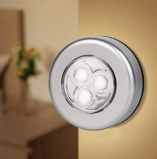 Φωτιστικό Ασφαλείας LED Ντουλάπας Μπαταρίας Αυτοκόλλητο Τυχαία Επιλογή Χρώματος & Σχεδίου