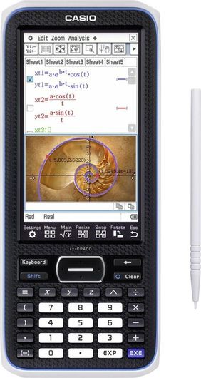 Αριθμομηχανή Casio Γραφημάτων FX-CP400 13 Ψηφίων Μαύρο