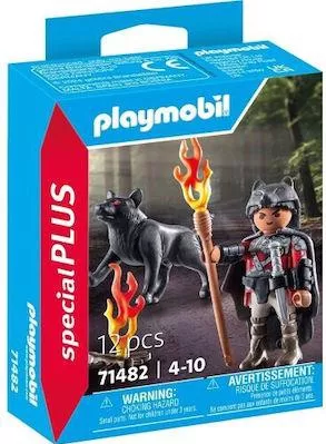 Playmobil History Πολεμιστής με Λύκο για 4+ ετών #71482