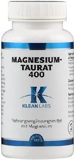 Klean Labs Magnesium Taurate 400mg 120 Ταμπλέτες