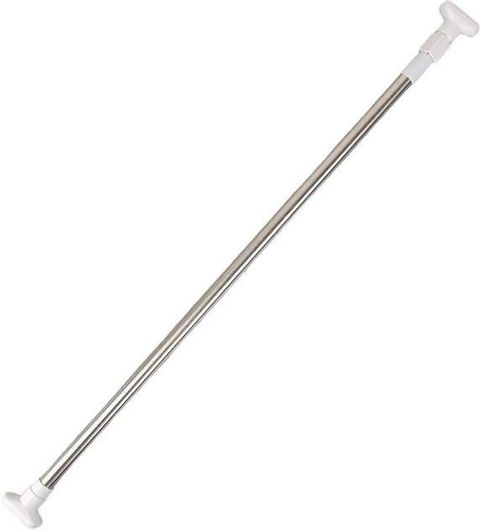 Βέργα Κουρτίνας Μπάνιου Ίσια Βεντούζα 120x70cm Ασημί