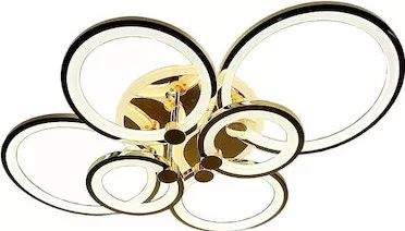 Πλαφονιέρα Οροφής 943673 με Ενσωματωμένο LED 90cm Μαύρο