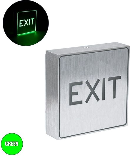Φωτιστικό Ασφαλείας Εξόδου GloboStar LED SENSATI 75650 Πράσινο