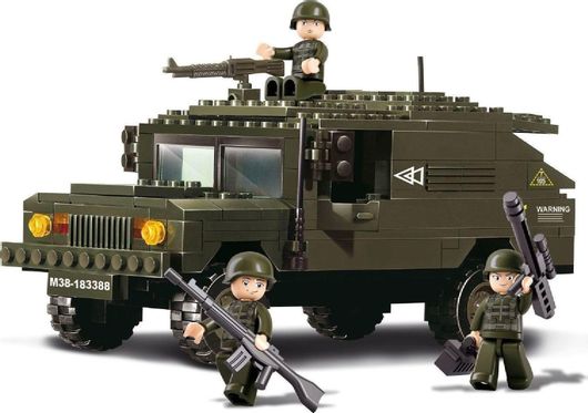 Τουβλάκια Sluban Army: Armored Car Σετ 191τμχ για 6+ Ετών