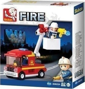Τουβλάκια Sluban Fire Small Platform Σετ 82τμχ για 6+ Ετών
