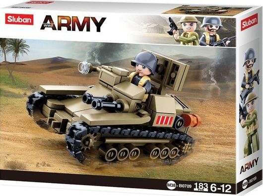 Τουβλάκια Sluban Small Italian Tank Σετ 183τμχ για 6+ Ετών
