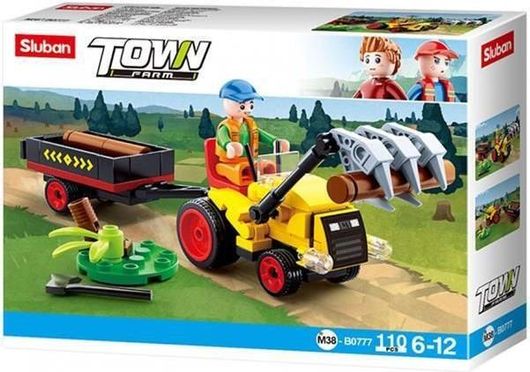 Τουβλάκια Sluban Tractor Σετ 110τμχ για 5+ Ετών