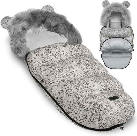 Ποδόσακος Καροτσιού Ricokids Elmi Αδιάβροχος 95x45cm Λευκό