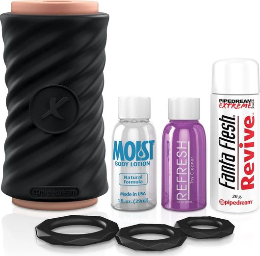 Αυνανιστήρι Pipedream PDX Elite Sure Grip Stroker 14cm Μαύρο