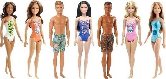 Κούκλα Barbie Mattel Beach για 3+ Ετών Τυχαία Επιλογή Σχεδίου