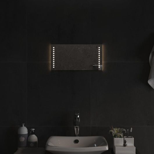 Καθρέπτης Μπάνιου vidaXL Ορθογώνιος LED 40x20cm 1τμχ