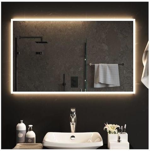 Καθρέπτης Μπάνιου vidaXL Ορθογώνιος LED 100x60cm 1τμχ