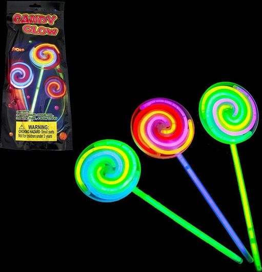 Γλειφιτζούρι Glow Stick 3PRT24 Φωσφοριζέ