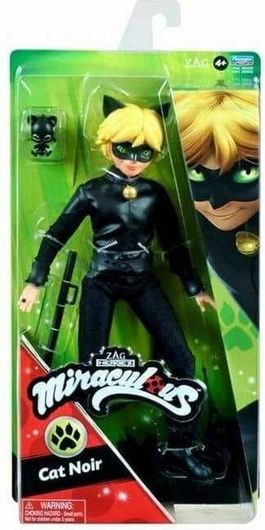 Κούκλα Giochi Preziozi Miraculous Cat Noir 27cm για 3+ Ετών