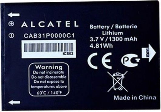 Μπαταρία CAB31P0000C1 Συμβατή με Alcatel One Touch Pop C3 990 / 908 / 910 / 918D / 985 1400mAh