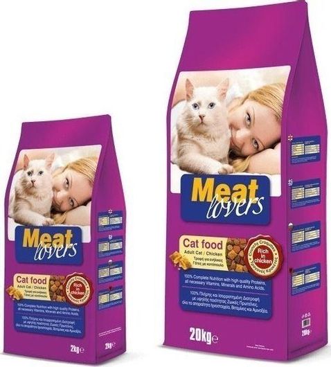 Ξηρά Τροφή Γάτας Laky Meat Lovers 20kg με Κοτόπουλο 