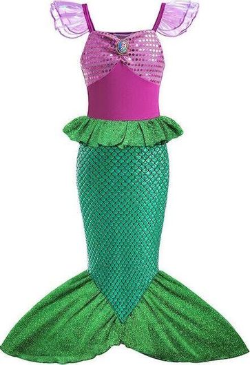 Αποκριάτικη Παιδική Στολή Alice Party Άριελ Μικρή Γοργόνα M
