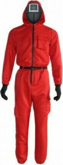 Αποκριάτικη Ανδρική Στολή Squid Game XL