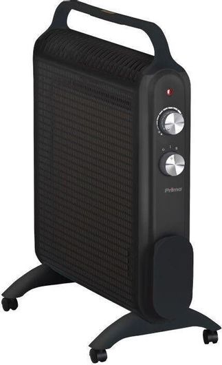 Primo Θερμοπομπός Δαπέδου 2000W Mica 49.5x55.5cm Μαύρος