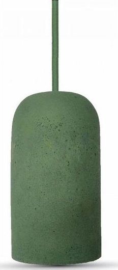 Κρεμαστό Φωτιστικό V-TAC Τσιμέντο Πράσινο & ντουί Ε27 3742