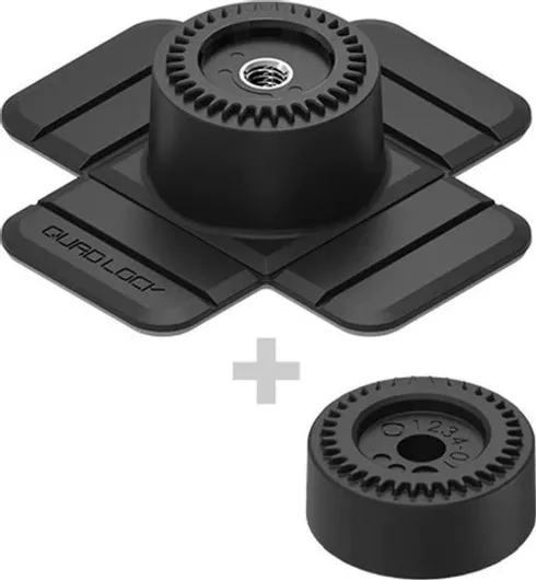 Βάση Στήριξης Κινητού Μοτοσυκλέτας Quad Lock QLP-360-FAB Αυτοκόλλητη