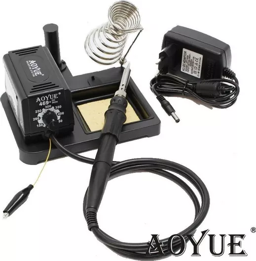 Σταθμός Κόλλησης Ρεύματος Aoyue 469 35W με Ρύθμιση Θερμοκρασίας