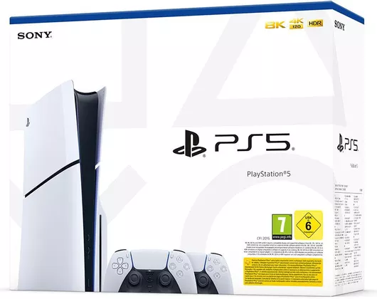 Sony PlayStation 5 Slim με 2o DualSense Official Bundle