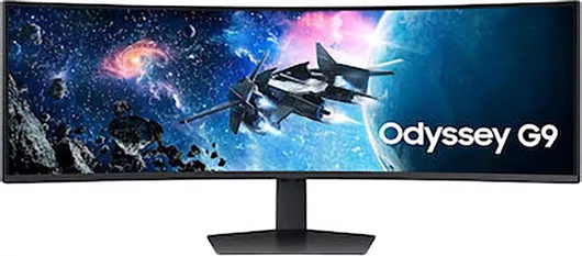 Samsung Odyssey G9 G95C VA Curved Gaming Monitor 49" 5120x1440 240Hz με Χρόνο Απόκρισης 1ms GTG