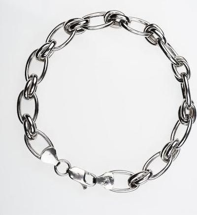 Αλυσίδα Χειρός VW-28623 από Ασήμι 925 Ζαγρέ Ματ 19.5 cm