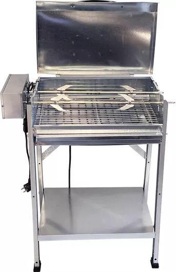 Ηλεκτρική Ψησταριά Κλαπάκης Νέο Θαύμα Γαλβανιζέ με 2 Σούβλες 50x30cm