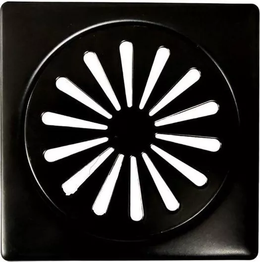 Σχάρα Oscar E00451 Δαπέδου Ανοξείδωτη 12x12cm Μαύρο