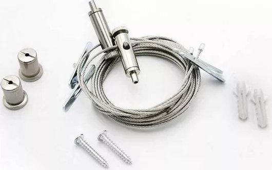 Ανάρτηση Αξεσουάρ Φωτιστικών Adeleq 21-1000 Ασημί